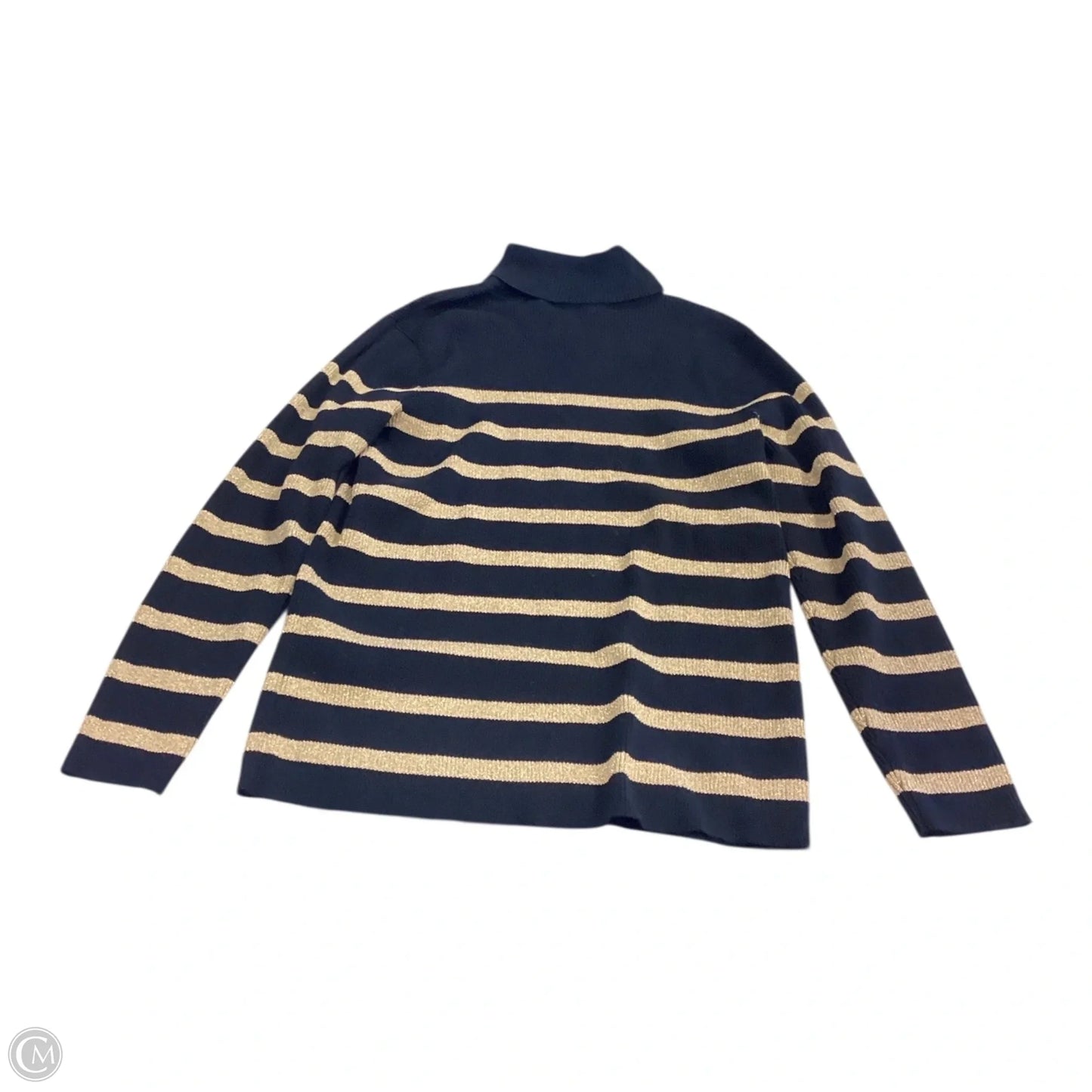 Sweater By Ralph Lauren In Striped Pattern, Size: 2x