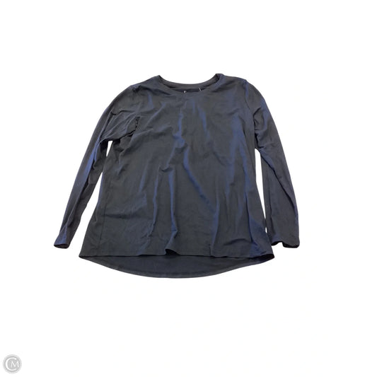 Top Long Sleeve By Skechers In Black, Size: S
