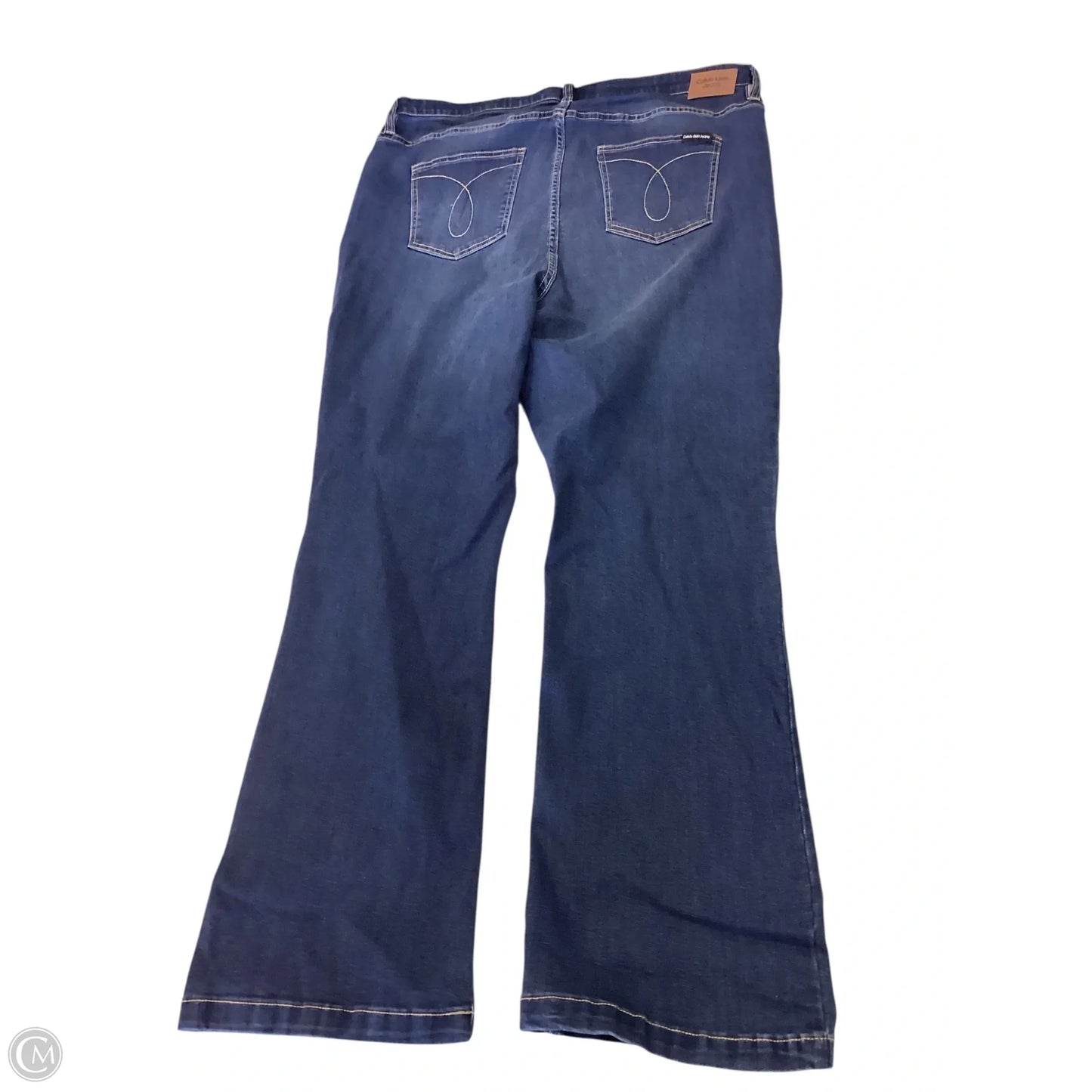 Jeans Boot Cut By Calvin Klein In Blue, Size: 18