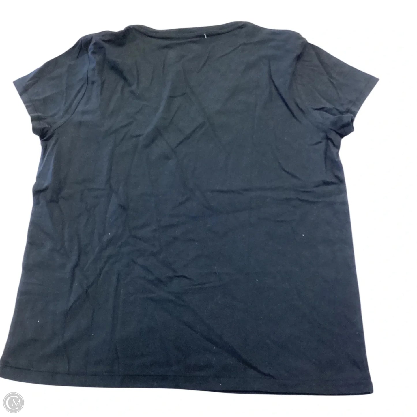 Top Short Sleeve By Ralph Lauren In Black, Size: L