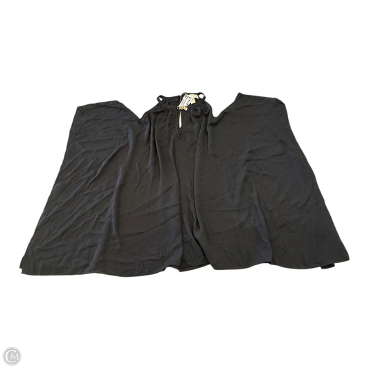 Blouse Short Sleeve By Michael By Michael Kors In Black, Size: Xl
