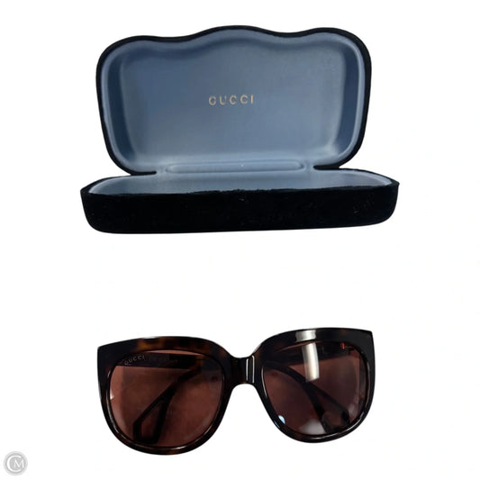 Sunglasses Luxury Designer By Gucci, Size: Medium