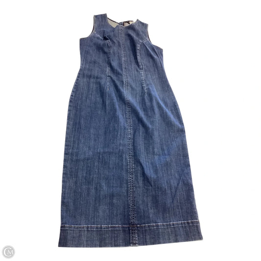 Dress Casual Maxi By White House Black Market In Blue, Size: 14