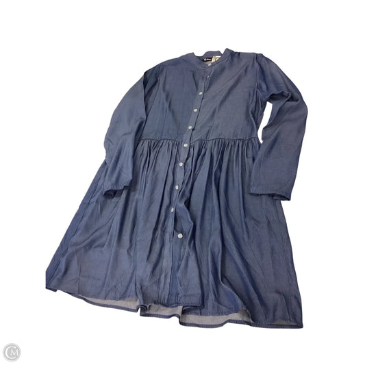 Dress Casual Short By Clothes Mentor In Blue, Size: L