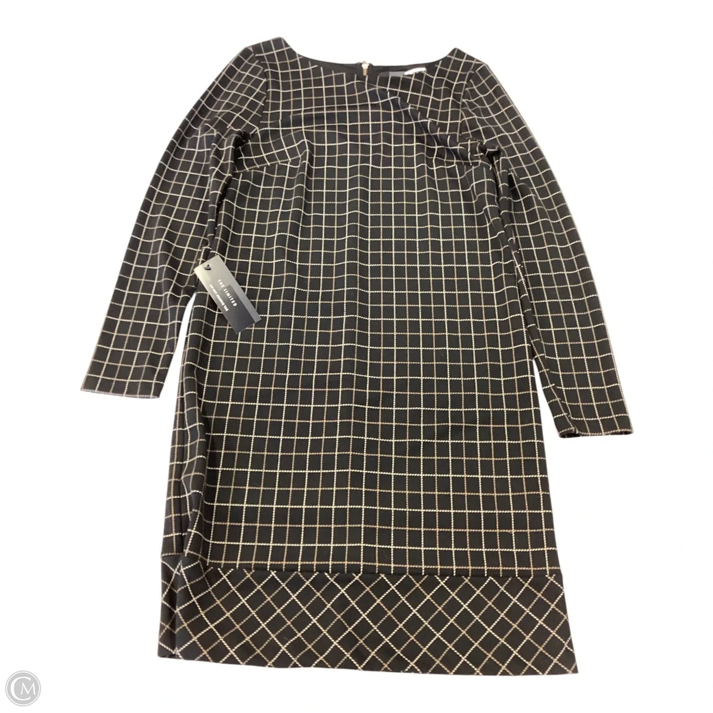 Dress Casual Short By Limited In Black & Gold, Size: S