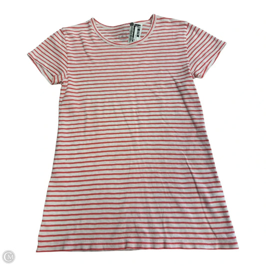 Top Short Sleeve By J. Crew In Striped Pattern, Size: Xs