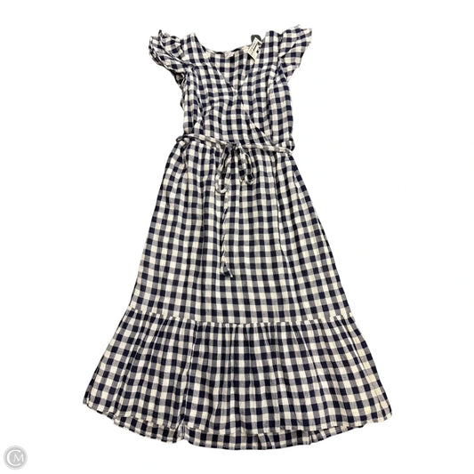 Dress Casual Maxi By Old Navy In Blue & White, Size: M