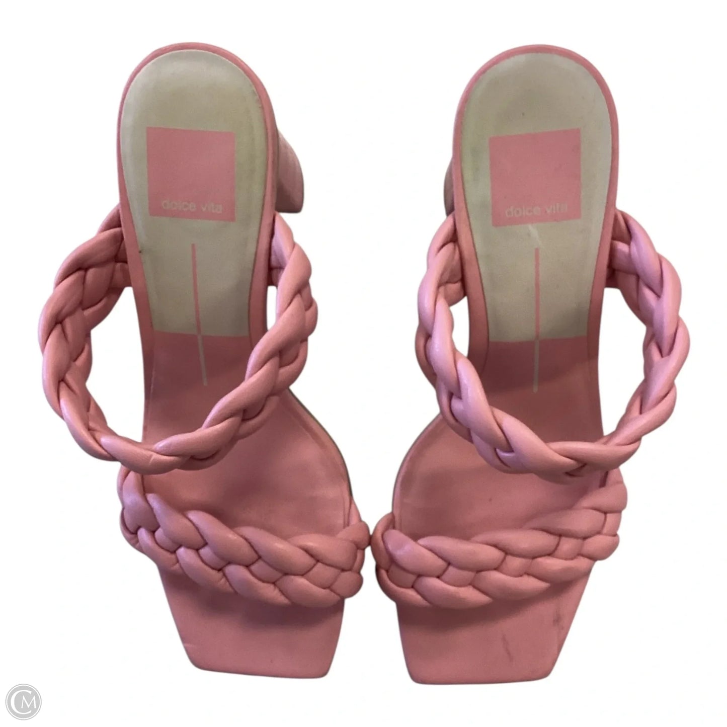 Sandals Heels Block By Dolce Vita In Pink, Size: 7.5