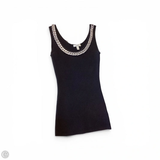 Top Sleeveless By Cache In Black, Size: S