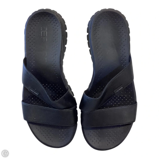 Sandals Flats By Cole-haan In Black, Size: 5