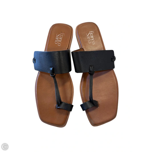 Sandals Flats By Franco Sarto In Black, Size: 11