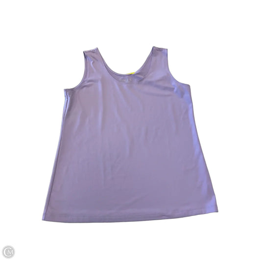 Tank Top By Chicos In Purple, Size: L