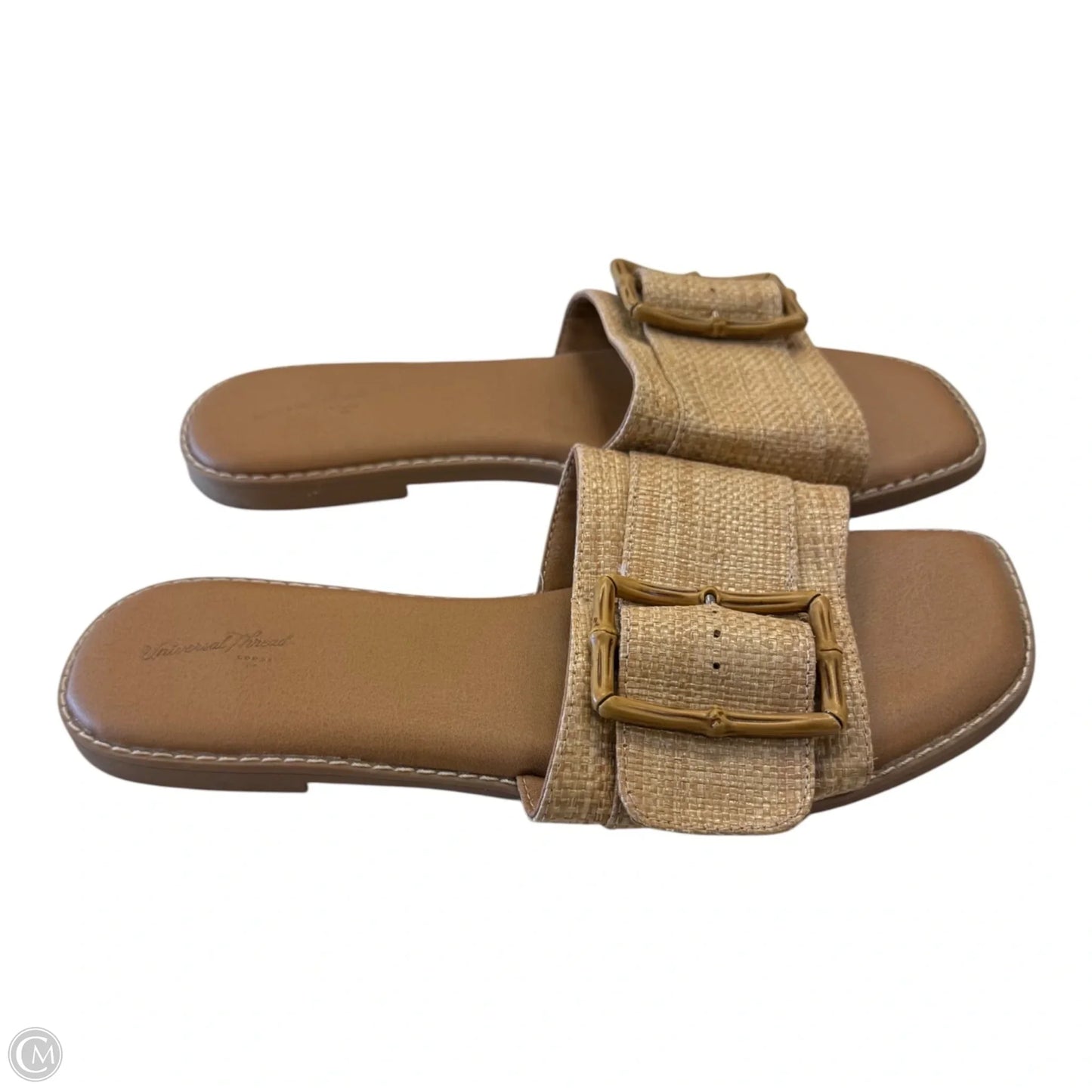 Sandals Flats By Universal Thread In Brown, Size: 7.5