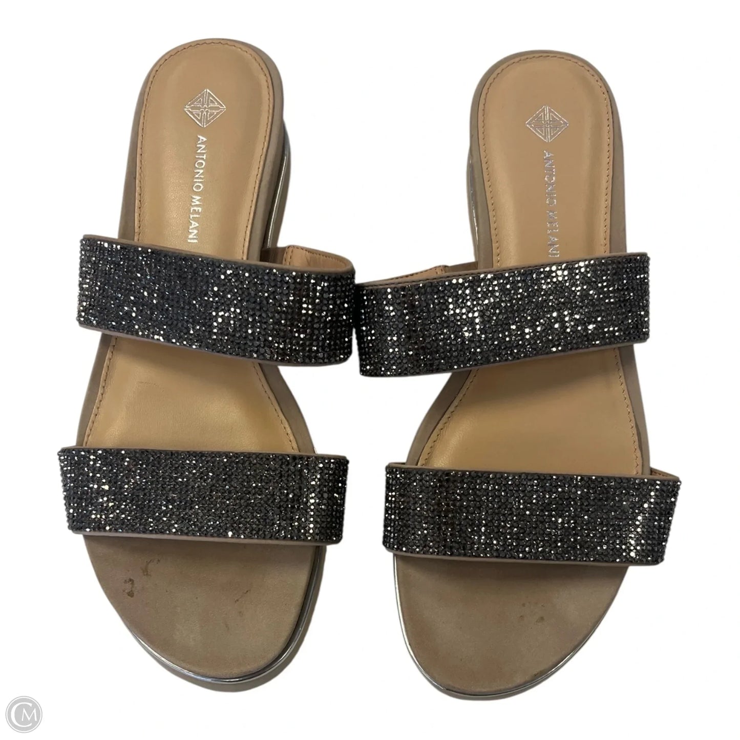 Sandals Flats By Antonio Melani In Silver, Size: 8