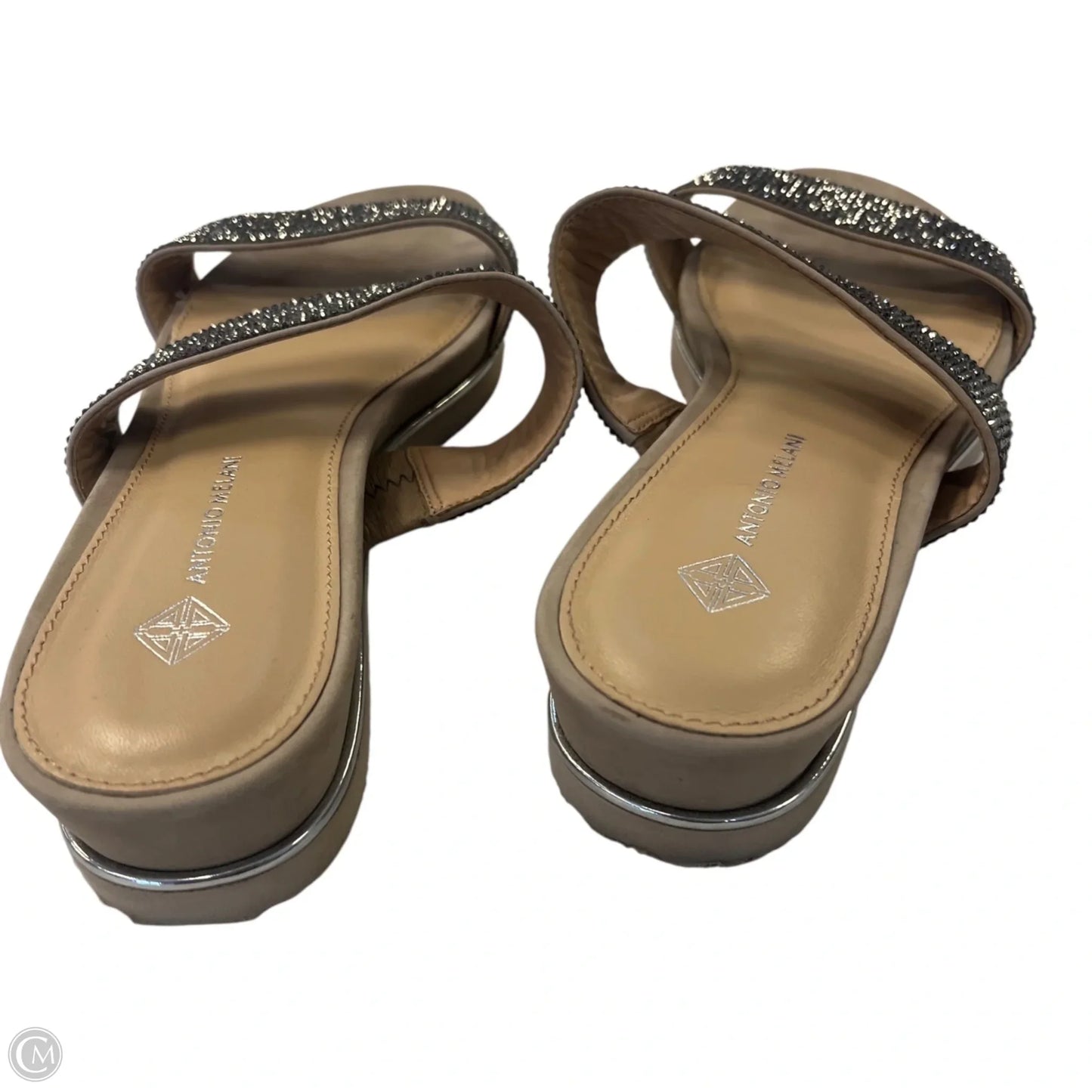 Sandals Flats By Antonio Melani In Silver, Size: 8
