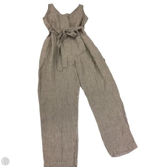 Jumpsuit By Clothes Mentor In Striped Pattern, Size: M