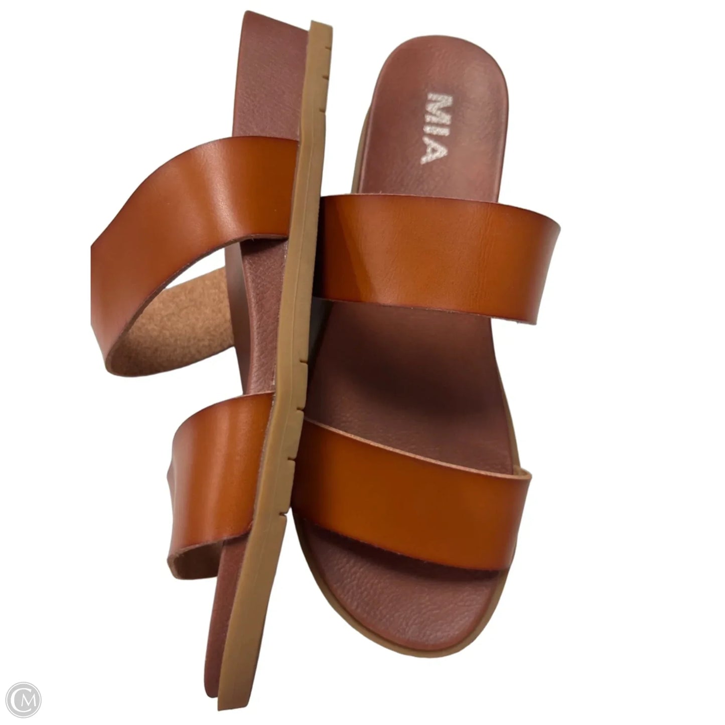Sandals Flats By Mia In Brown, Size: 8.5