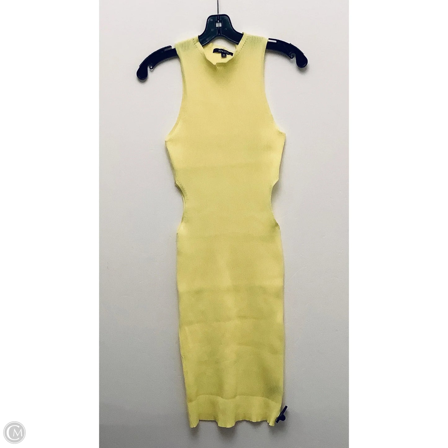 Dress Casual Midi By New Look In Yellow, Size: 1x
