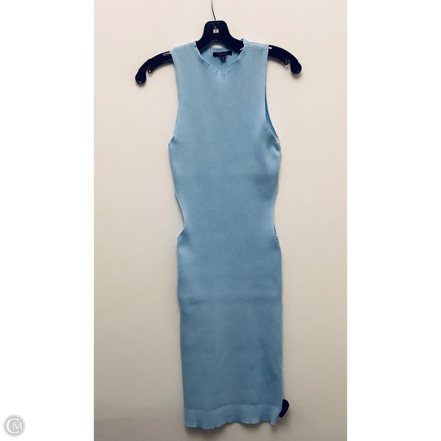 Dress Casual Midi By New Look In Blue, Size: 2x