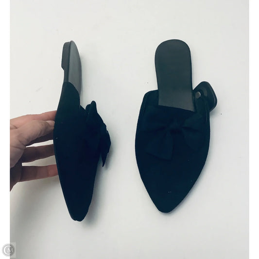 Shoes Flats By Clothes Mentor In Black, Size: 12
