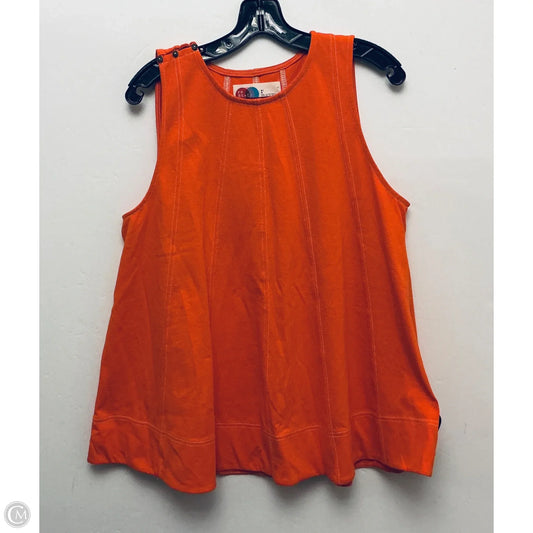 Top Sleeveless By Free People In Orange, Size: M