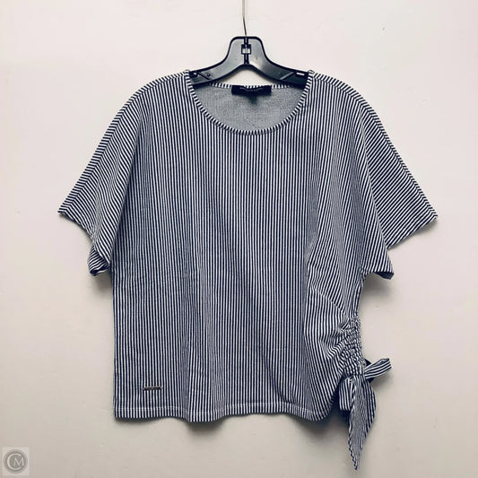 Top Short Sleeve By Marc New York In Blue, Size: L