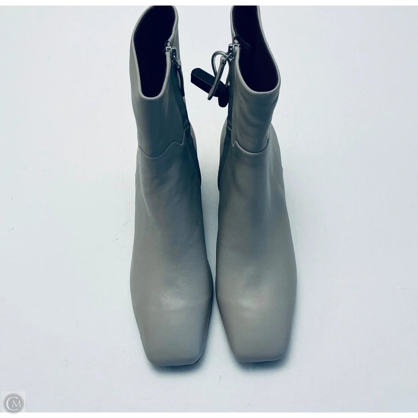 Boots Ankle Flats By Franco Sarto In Grey, Size: 10