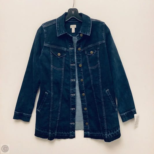 Jacket Denim By Logo In Blue Denim, Size: Xs
