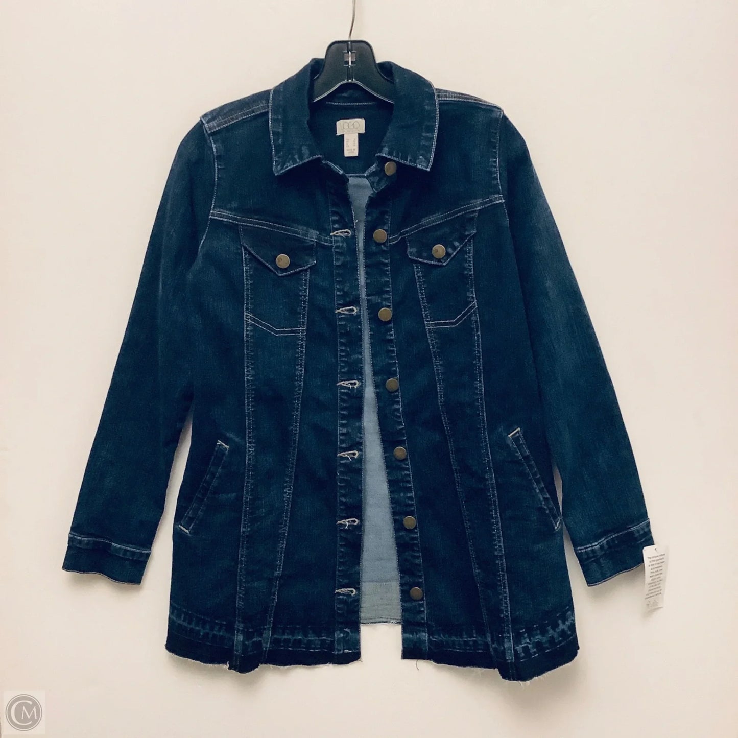 Jacket Denim By Logo In Blue Denim, Size: Xs