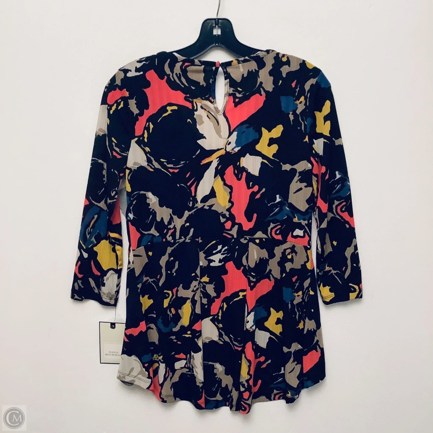 Top Long Sleeve By Dana Buchman In Multi-colored, Size: S