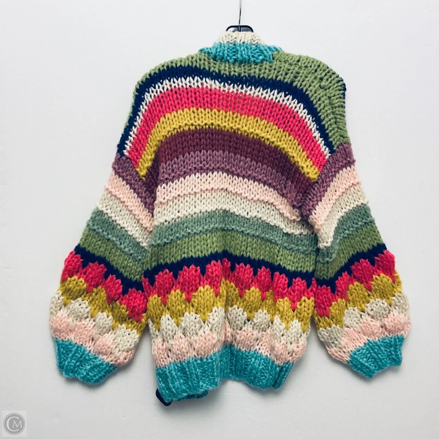 Sweater Cardigan By Debut In Multi-colored, Size: S