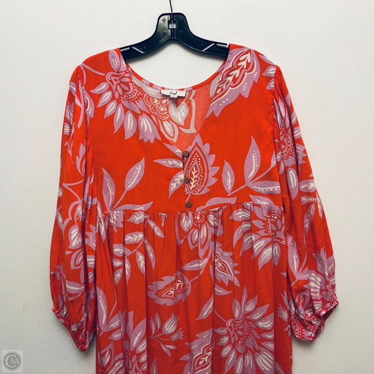 Dress Casual Maxi By Easel In Orange, Size: L
