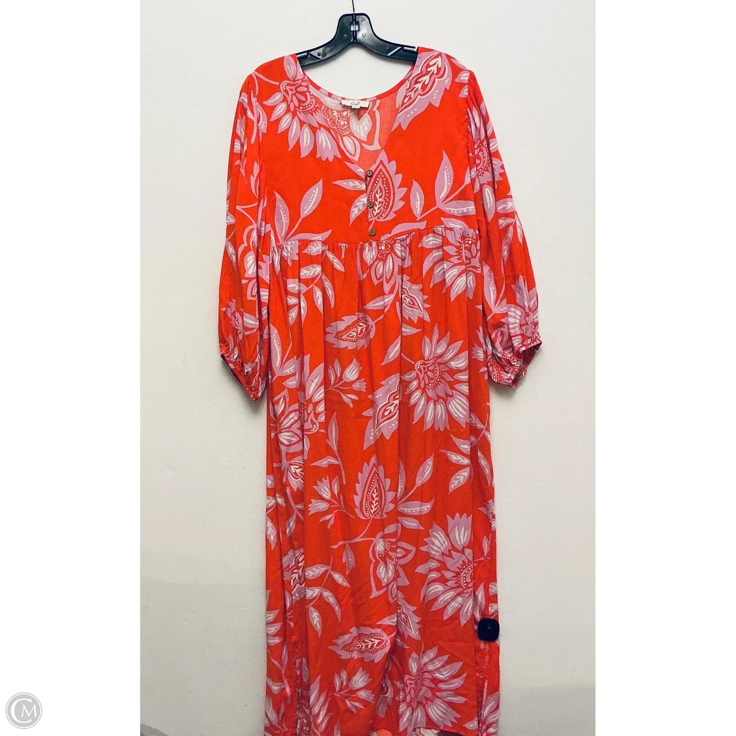 Dress Casual Maxi By Easel In Orange, Size: L