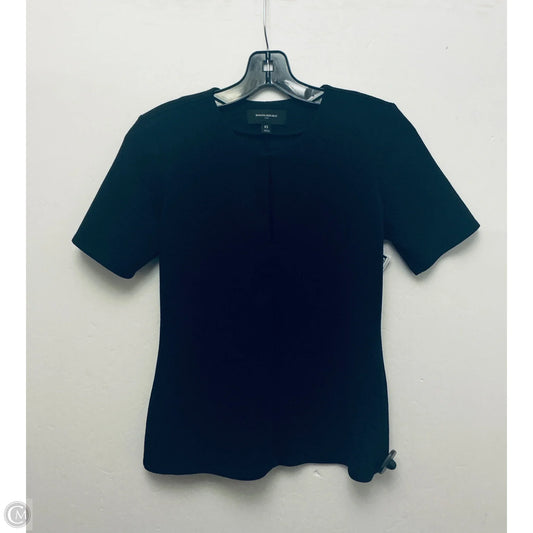 Top Short Sleeve By Banana Republic In Black, Size: Xs