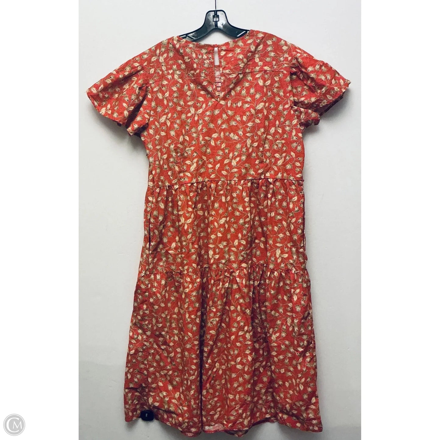 Dress Casual Midi By Who What Wear In Floral Print, Size: Xxl