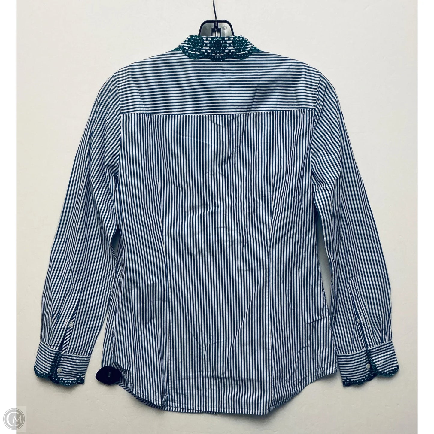 Top Long Sleeve By J. Crew In Striped Pattern, Size: 4