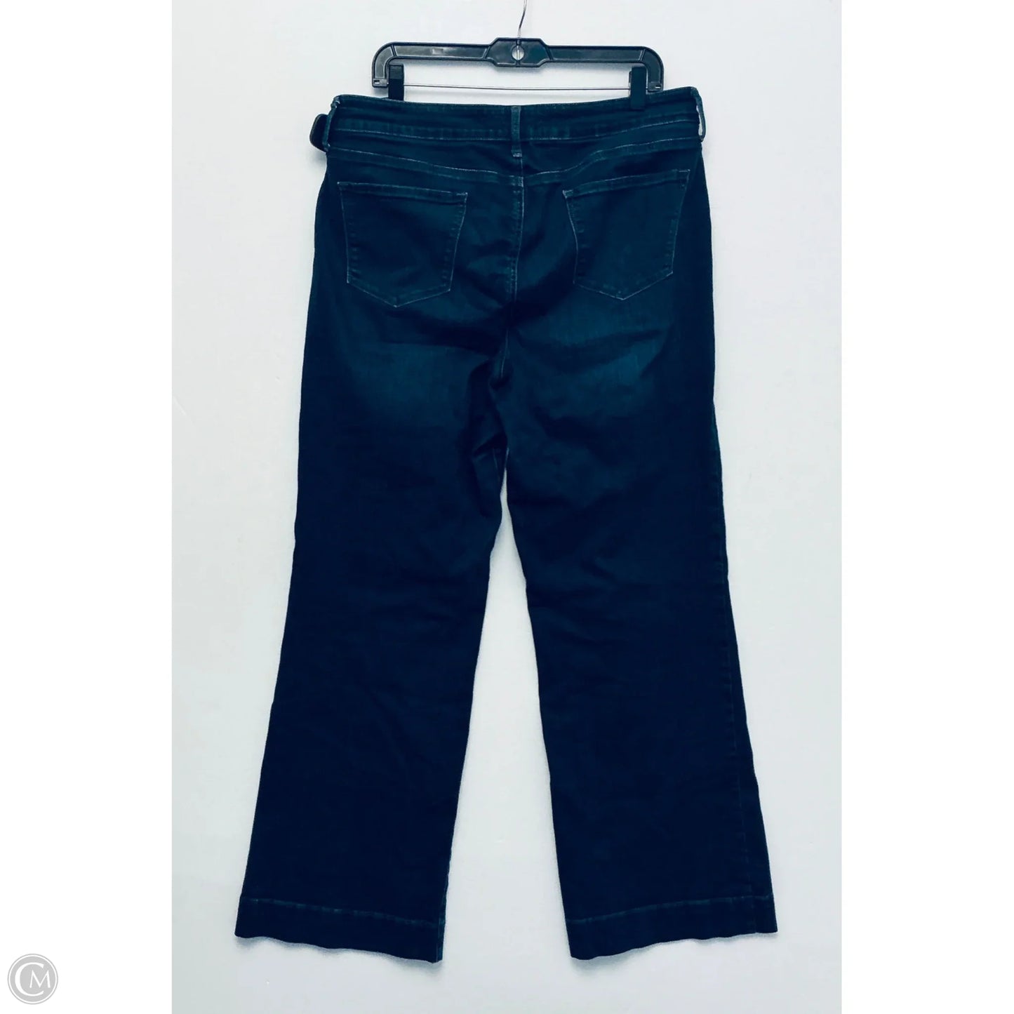 Jeans Wide Leg By Clothes Mentor In Blue Denim, Size: 16