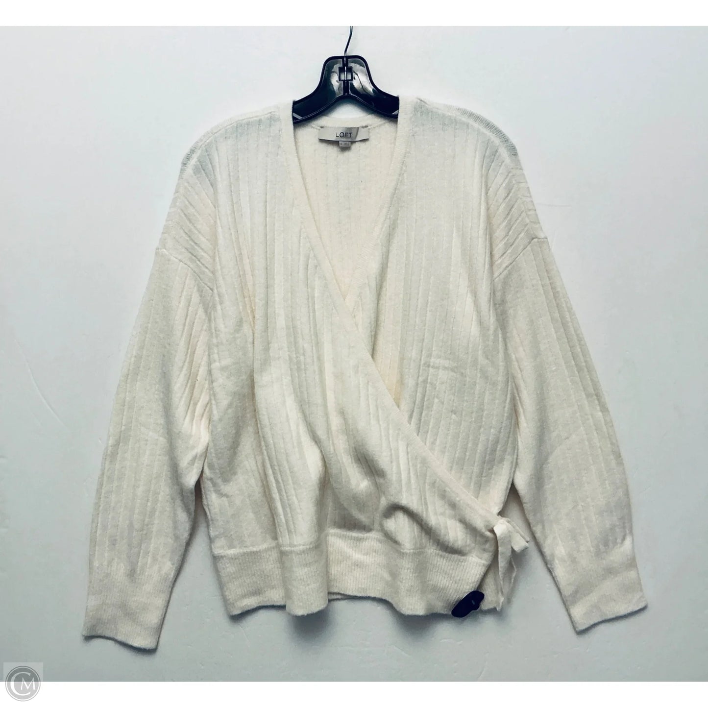 Sweater By Loft In Cream, Size: Xl