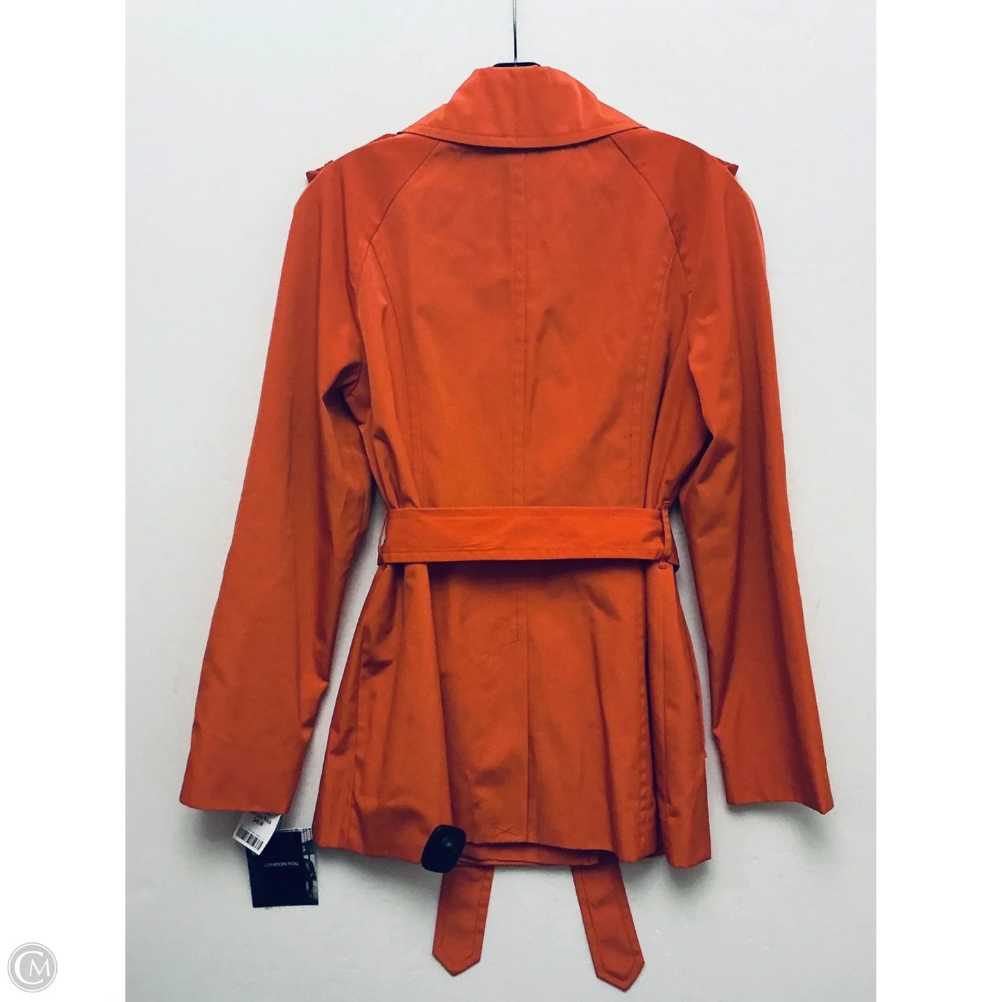 Coat Peacoat By London Fog In Orange, Size: S