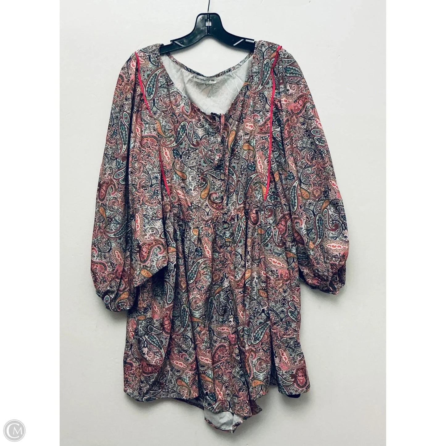 Romper By Rusttydustty In Paisley Print, Size: 3x