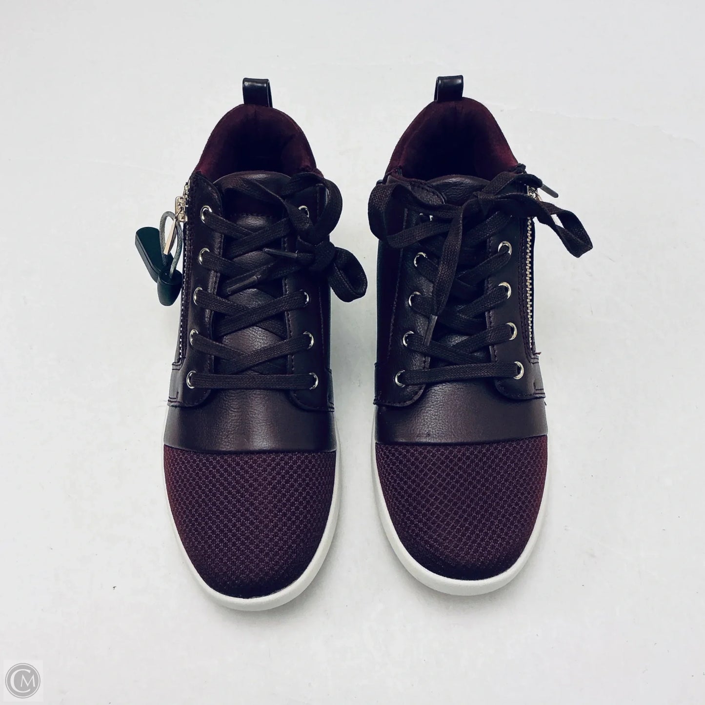 Shoes Sneakers By Aldo In Maroon, Size: 8