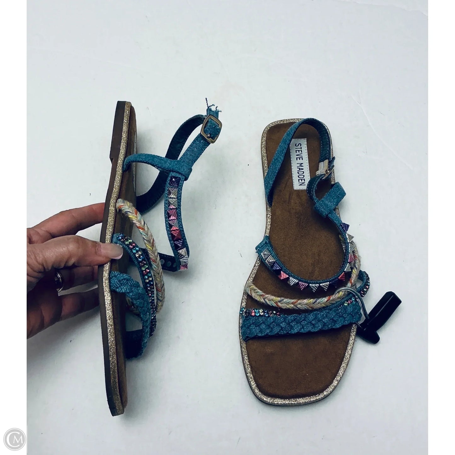 Sandals Flats By Steve Madden In Brown, Size: 10