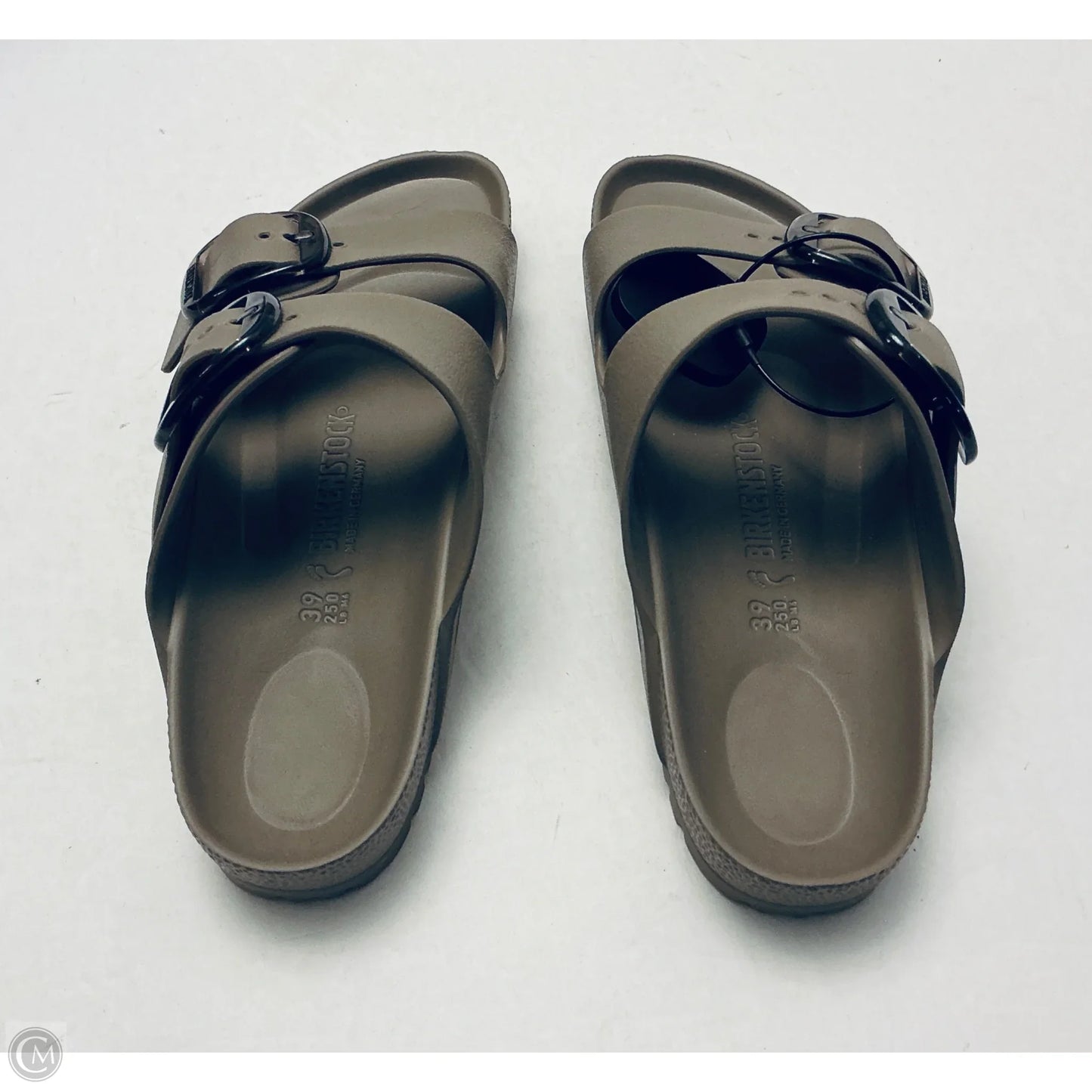 Sandals Flats By Birkenstock In Taupe, Size: 9