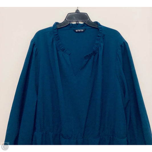 Dress Casual Maxi By Clothes Mentor In Teal, Size: 4x