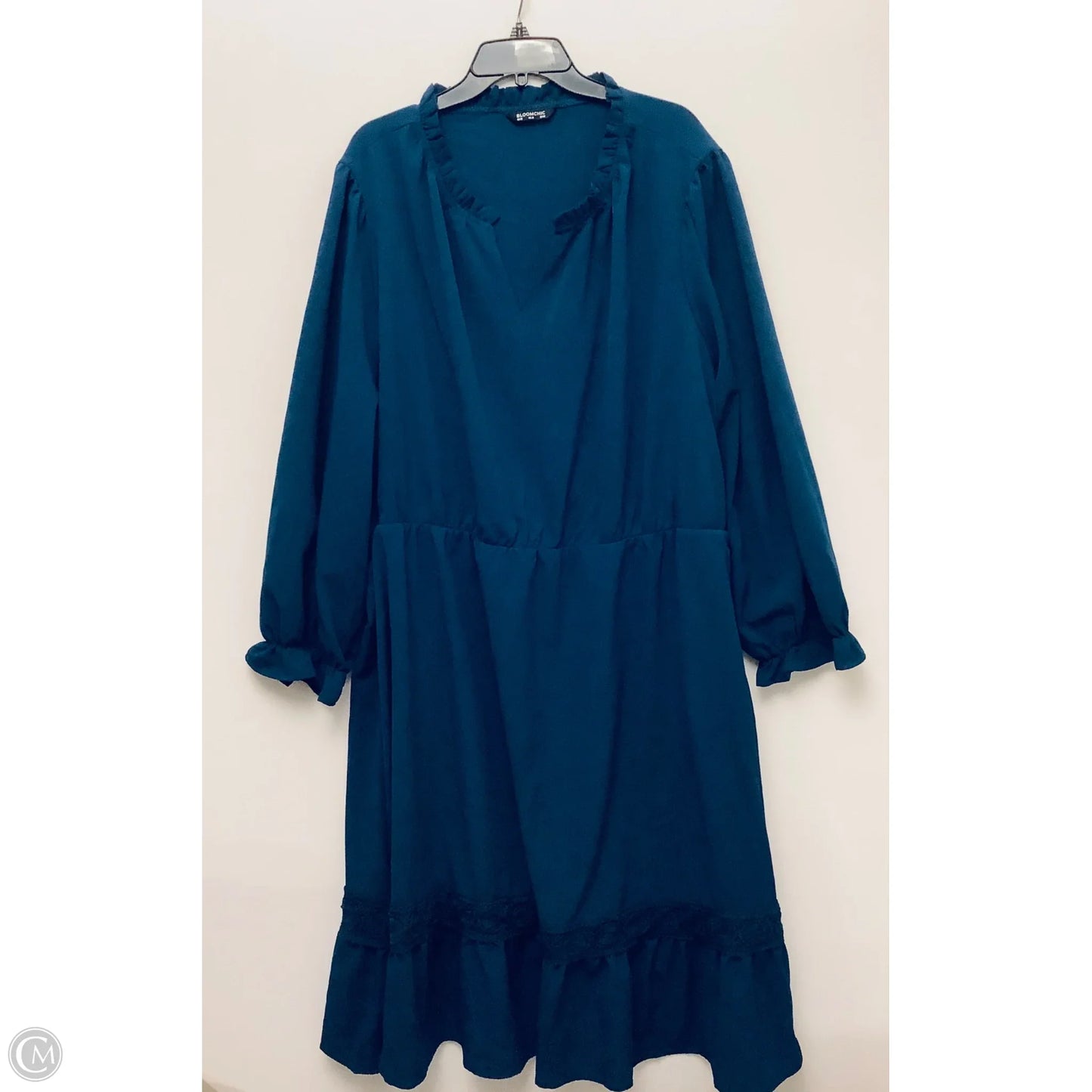 Dress Casual Maxi By Clothes Mentor In Teal, Size: 4x