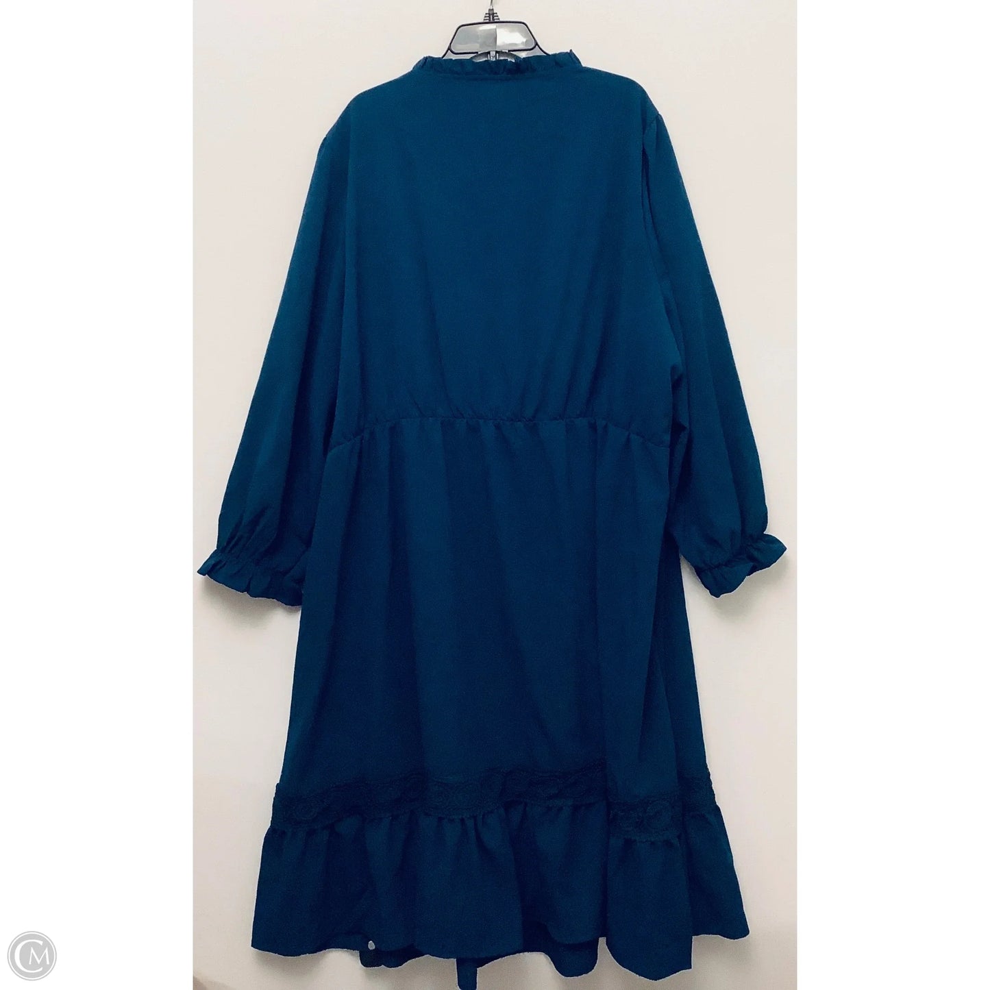 Dress Casual Maxi By Clothes Mentor In Teal, Size: 4x