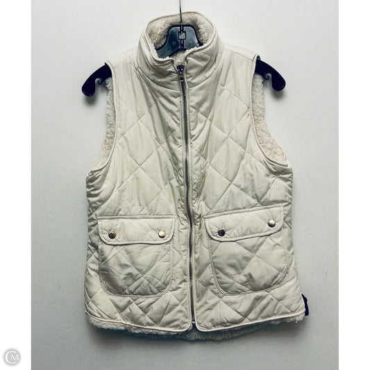 Vest Puffer & Quilted By Francesca's In White, Size: M