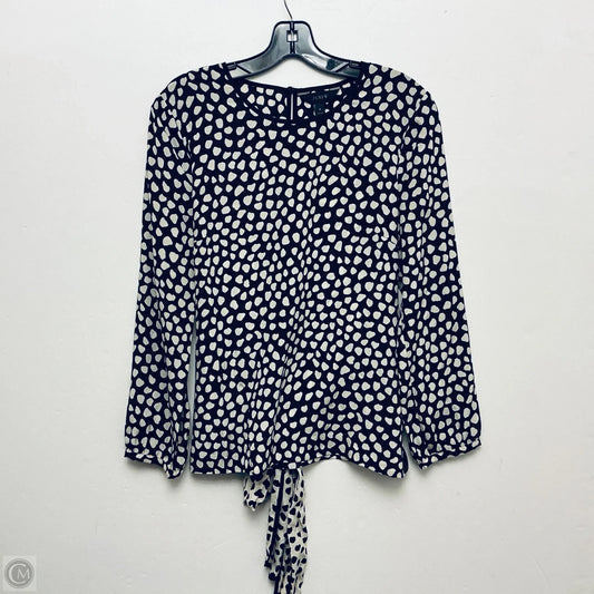 Top Long Sleeve Basic By J. Crew In Black, Size: 8