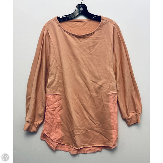 Top Long Sleeve Basic By Cme In Pink, Size: M