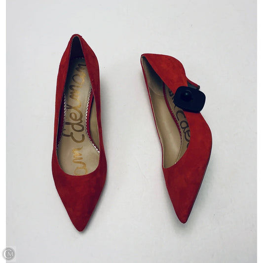 Shoes Heels Kitten By Sam Edelman In Red, Size: 10